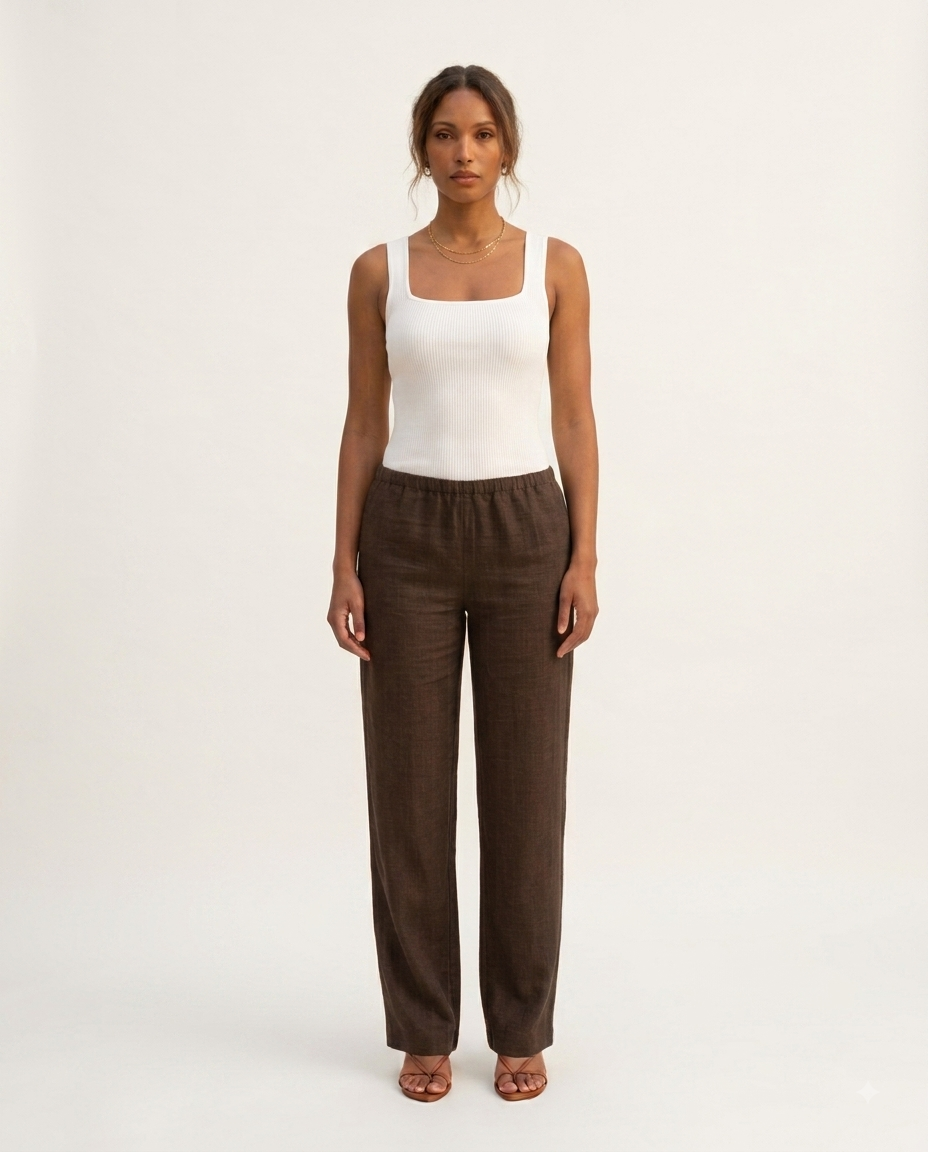 Long Trousers for Tall Women — Espresso